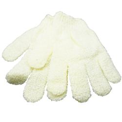 GS-Nails Massage Handschuh Duschhandschuh Peelinghandschuh Peeling 1 Paar Gelb