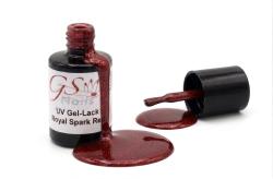 UV Gel Lack Liquid Polish Gellack Royal Spark Red 11ml Pinselflasche
