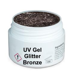 GS-Nails Glitter Bronze UV Gel 5ml MADE IN GERMANY E0