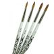 GS-Nails Acryl-Gel-Pinsel Rund Naildesign Wei� Gr. 4