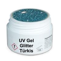 GS-Nails Glitter T�rkis UV Gel 5ml MADE IN GERMANY E2