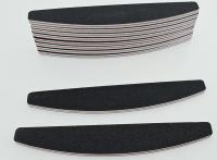 Profi-Feile Nagelfeilen Schwarz Halbmond 100/180 Doppelseitig Nagelstudio