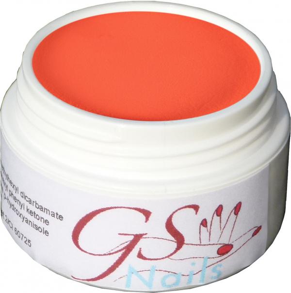 5g ca.15ml GS-Nails Acryl Puder Neon Orange Pulver Acrylpulver Acrylpuder