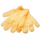 GS-Nails Massage Handschuh Duschhandschuh Peelinghandschuh Peeling 1 Paar Orange
