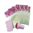 GS-Nails Nail Art Stamping Set Scraper Stempel Schablone7 Teilig